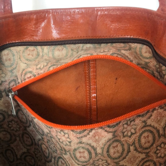 Leather tote from Egypt - Picture 7 of 10